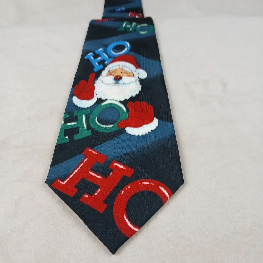 Dalands Designs Xmas Christmas 4x58 Mens Tie‎ Knit Polyester